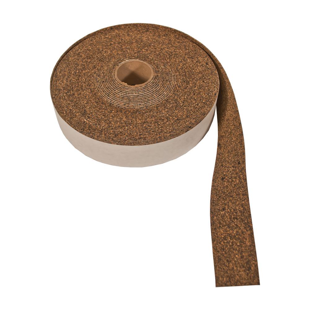 REDI-GUARD Tm CORK RUBBER STRIPPING WITH ADHESIVE (SINGLES)
